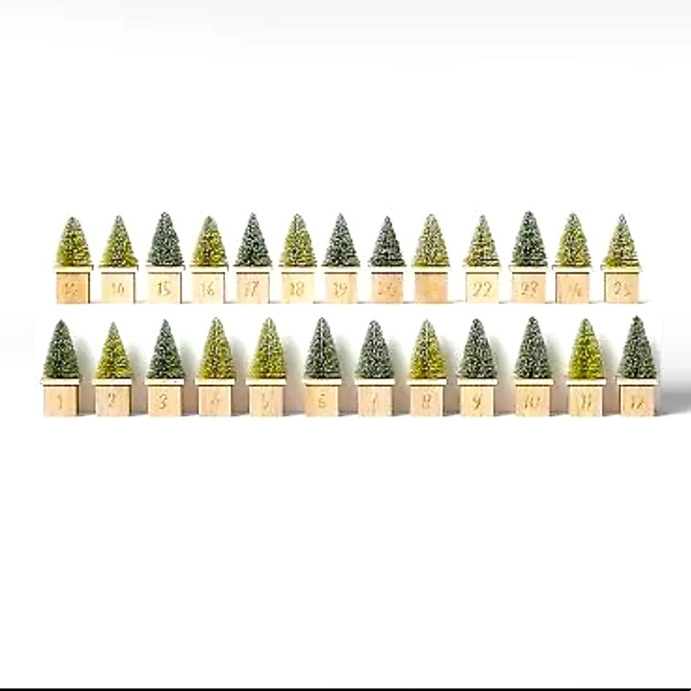 Bottlebrush tree countdown calendar